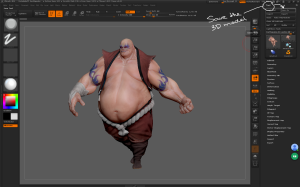 Use this option to save the 3D model as a tool that can be later opened and further sculpted..
