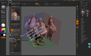 Use the Snapshot to Grid button to create reference images from a 3D model.